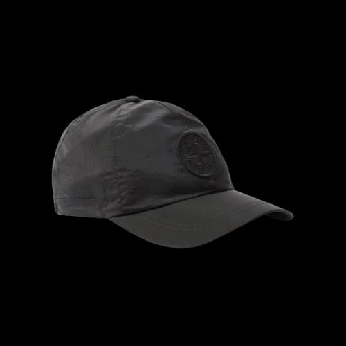 Stone Island Nylon Metal in ECONYL Baseball Cap 'Black'