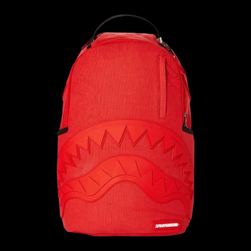 Sprayground Red Ghost Rubber Shark Backpack 'Multicolor'