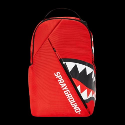 Sprayground Angled Shark Backpack 'Red'