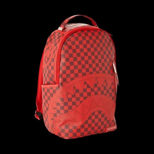 Sprayground Sharks In Paris Backpack 'Red Checkered'