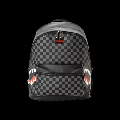Sprayground Sharks In Paris Backpack 'Black Checkered'