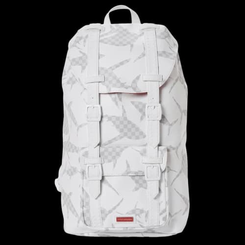Sprayground Shark Check Hills Backpack 'White Hills'