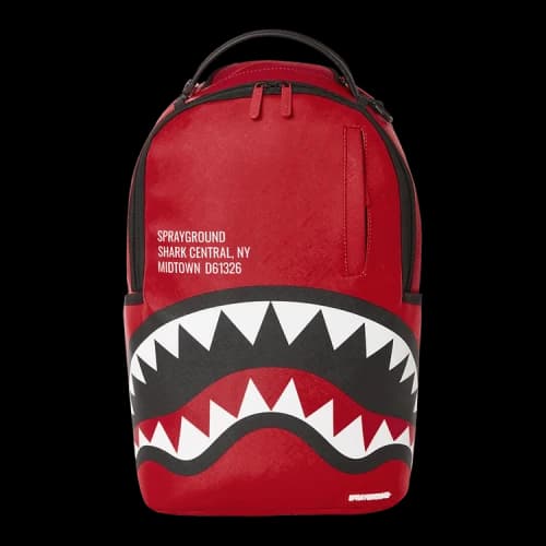 Sprayground Shark Central Backpack 'Red'