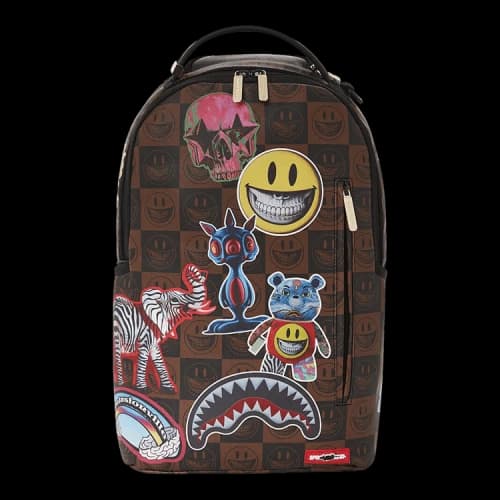 Sprayground Global Mogul Popaganda Ron English Edition Backpack 'Multicolor'