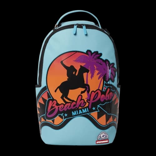 Sprayground Miami Beach Polo Collab DLXV Backpack 'Sky'