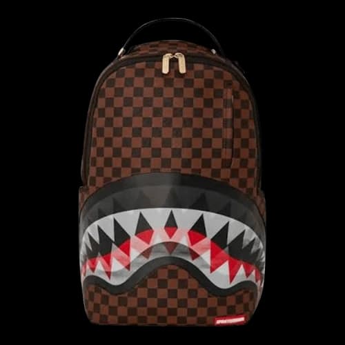 Sprayground Sharks In Paris Lenticular Chomp Backpack Brown