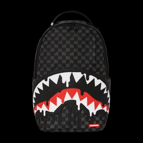 Sprayground Dripping Sharks in Paris DLXV Backpack Black/Red