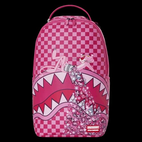 Sprayground Pink Panther Just Doin My Job Backpack 'Multicolor'