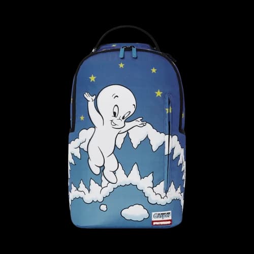 Sprayground Casper Clouds Shark Dlxsr Backpack 'Blue'