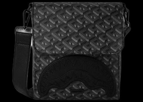 Sprayground 3DSG Blackout Sling Messenger Black