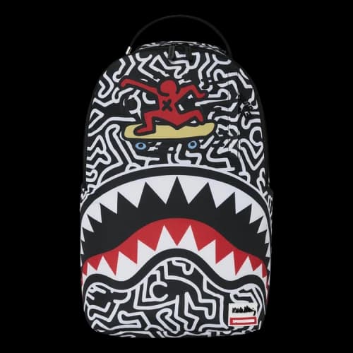 Sprayground Keith Haring Skater Shark DLXSR Backpack 'Multicolor'