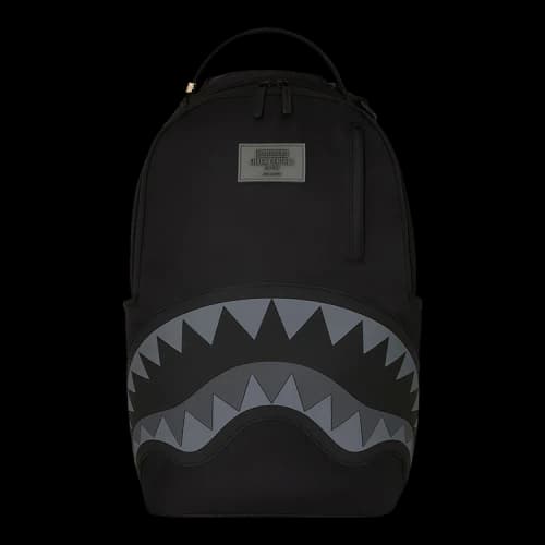 Sprayground Shark Central Nylon Backpack Black