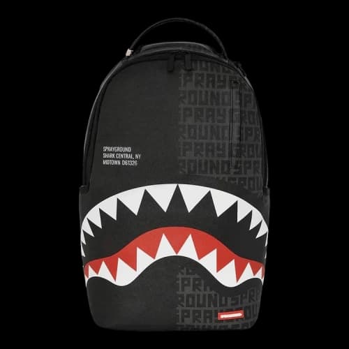 Sprayground Snoopy Top Shark Money DLXSV Backpack Black/Grey