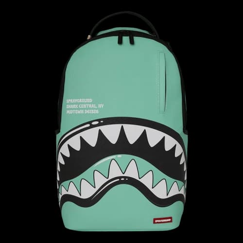 Sprayground Shark Central Bubble Shark Backpack 'Turq'