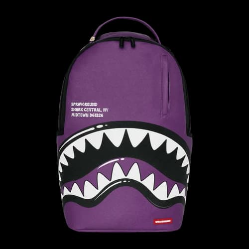 Sprayground Shark Central Bubble Shark Backpack 'Prple'