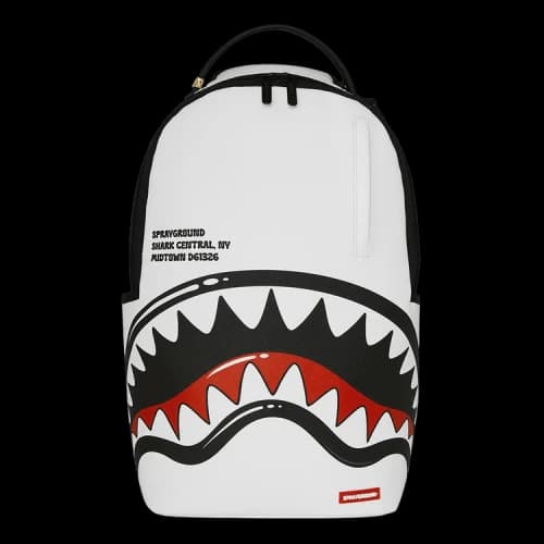 Sprayground Shark Central Bubble Shark Backpack 'White'