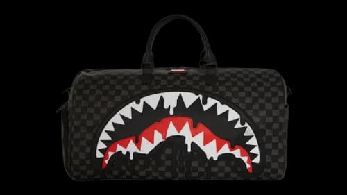 Sprayground Sharks In Paris Thunderdrip Duffle Black