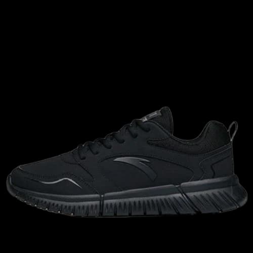 ANTA Running Series Sneakers Leather 'All Black'