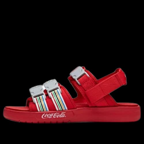 ANTA x Coca Cola Outdoors Sandals 'Red Grey'