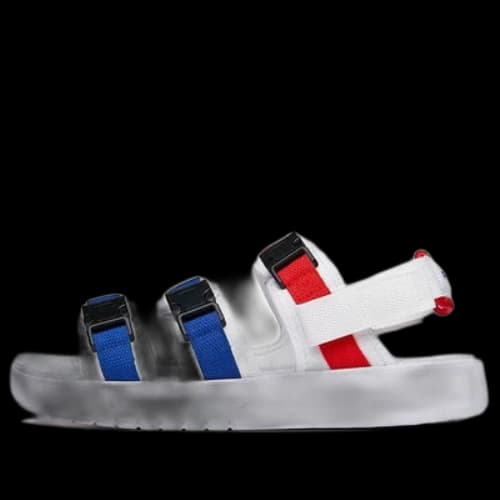ANTA Life Series Buckle Sandals 'White Red Blue'