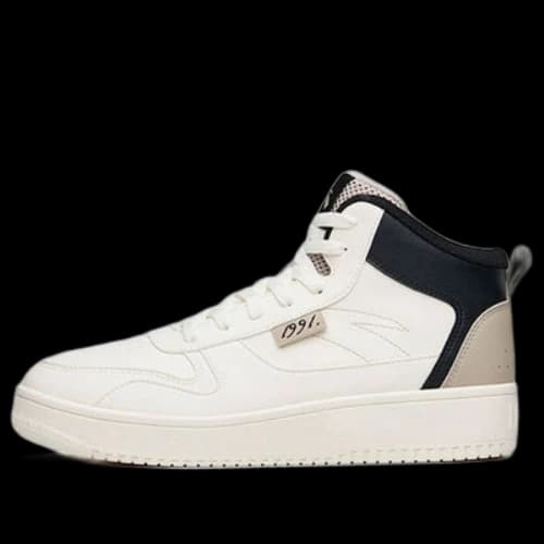 ANTA Skateboarding Series Sneakers High 'White Black Grey'