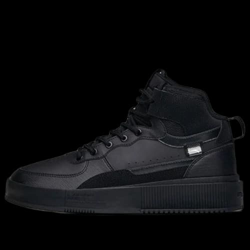 ANTA Mid Top Skateboarding Shoes 'Black'
