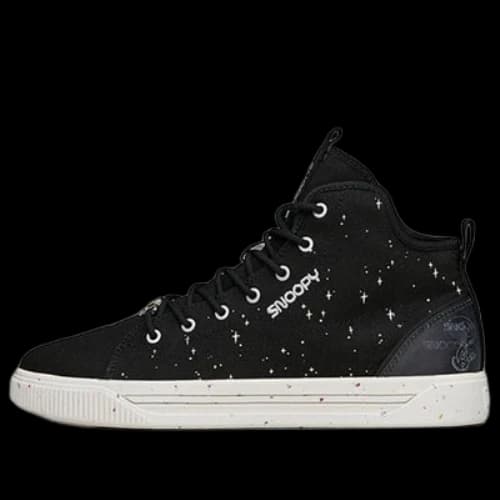 ANTA x Snoopy Skateboarding Series Sneakers 'Black White'