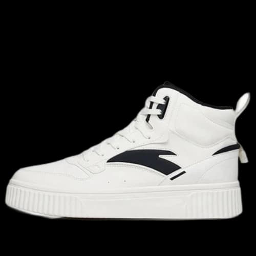 ANTA Skateboarding Series Sneakers High 'White Black'