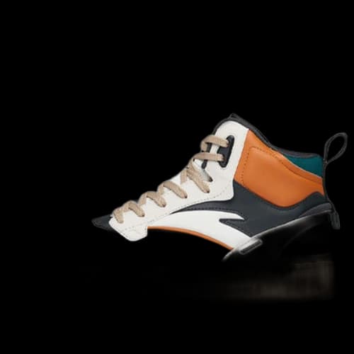 ANTA Life Series Sneakers High 'White Grey Orange'