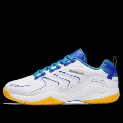 ANTA Badminton Shoes 'White Blue Orange'