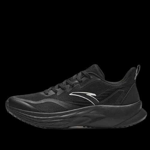 ANTA Running Shoes 'Black with White Logo'