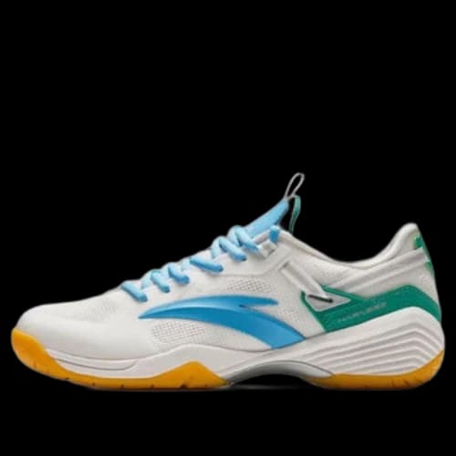ANTA Badminton Shoes 'White Blue Green'