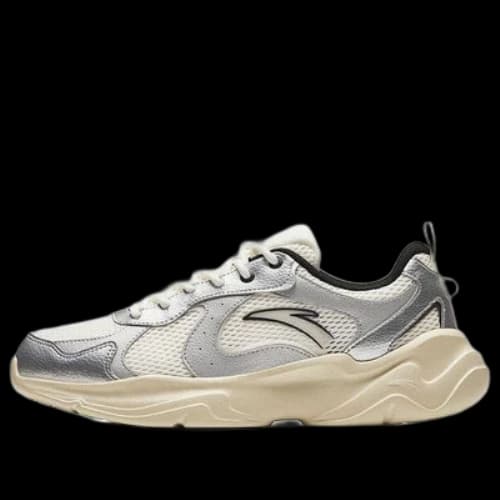 ANTA Casual Shoes 'White Silver Grey'