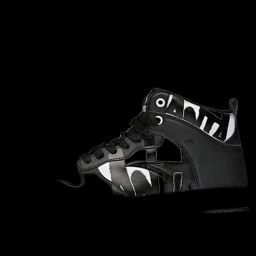 ANTA Skateboarding Series Sneakers High 'Black White'