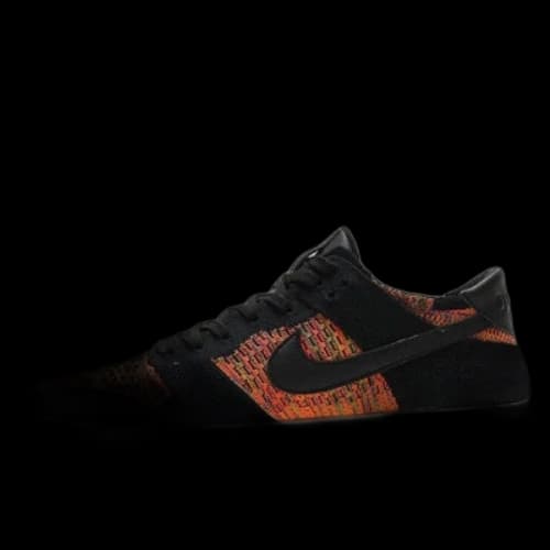 Nike Dunk Low Flyknit 'Black Flyknit Orange'