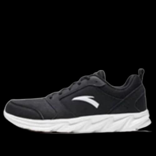 ANTA Running Series Sneakers Leather 'Black White'