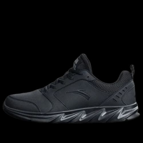 ANTA Running Series Sneakers Leather 'Black'