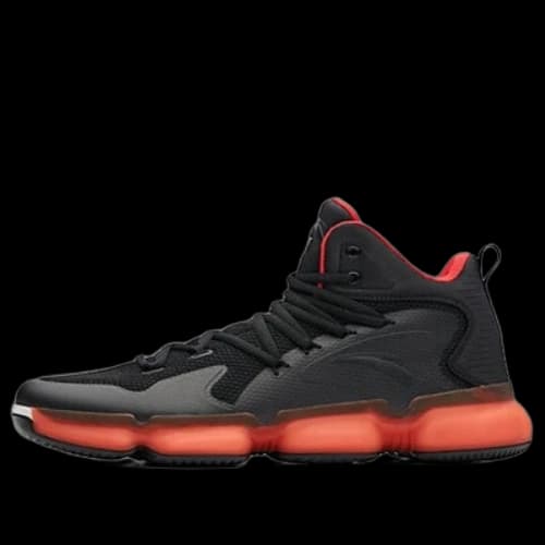 ANTA x NASA SEEED 60th Anniversary Basketball Shoes 'Black Red'
