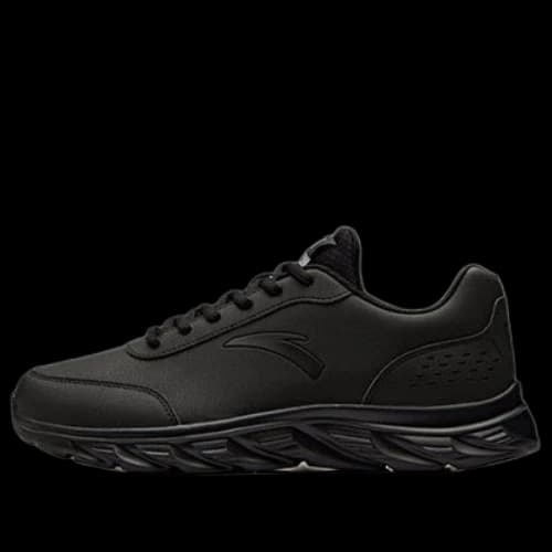 ANTA Running Series Sneakers Leather 'Black'