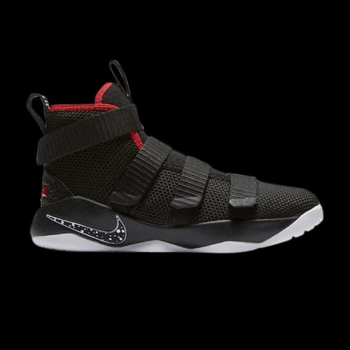 Nike LeBron Soldier 11 GS 'Black White Red'