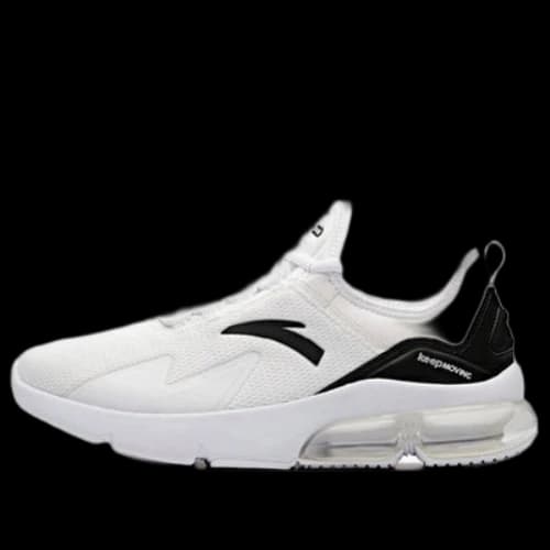 ANTA Half Cushion Running Shoes 'White Black'