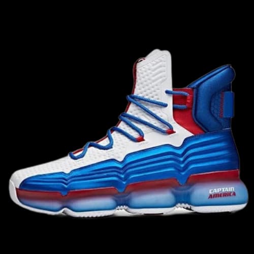 ANTA High Top Basketball Shoes 'Blue Red White'