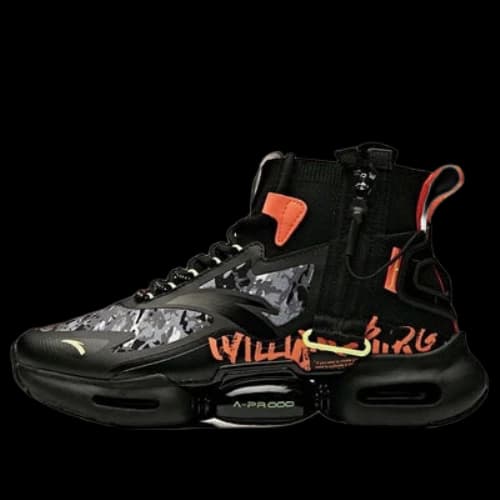 ANTA High Top Full Cushion 'Black Orange Grey'