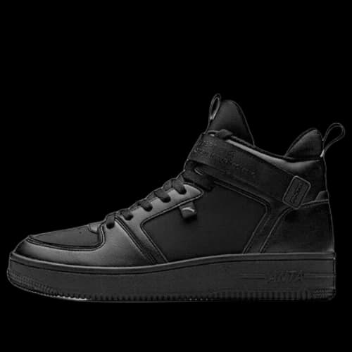 ANTA High Top Skateboarding Shoes 'Black'