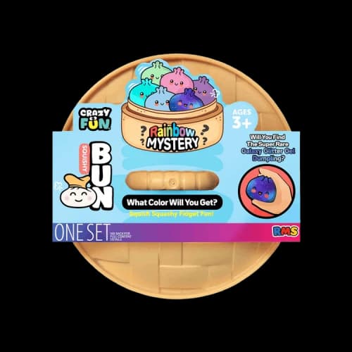 Crazy Fun Squishy Bun Charming Mystery Dumplings Galaxy Glitter Gel Blind Box 'Multicolor'