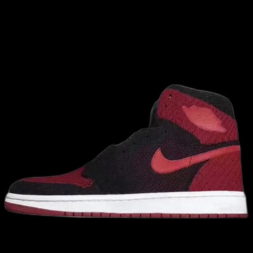Air Jordan 1 Retro High Flyknit Bred 'Black Red White'