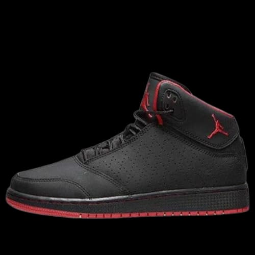 (GS) Air Jordan 1 Flight 5 'Black Red'