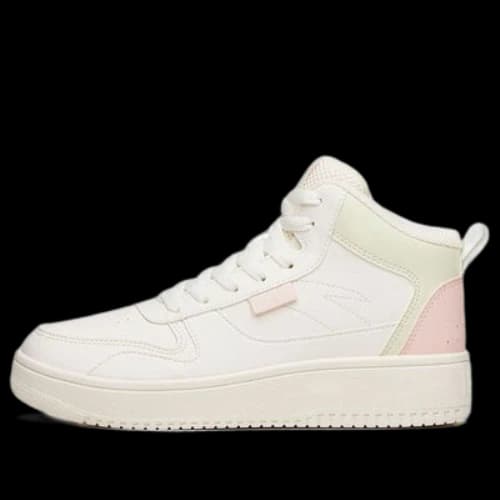 ANTA Skateboarding Series Sneakers High 'White Pink Green' (Women's)