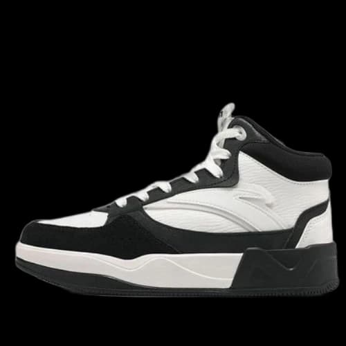 ANTA High Top Skateboarding Shoes 'Black White' (Women's)