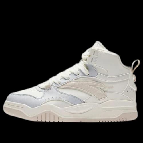 ANTA High Top Skateboarding Shoes 'White Beige Blue'